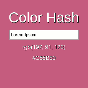 Color Hash